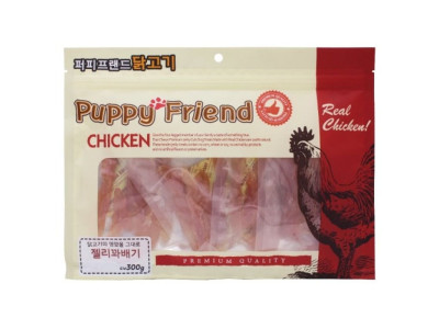 (2개묶음)(퍼피프랜드) 치킨젤리꽈배기 300g