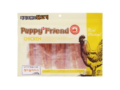 (2개묶음)(퍼피프랜드) 치킨젤리슬라이스 300g