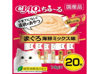 (이나바) SC-127 챠오츄르 참치/해물믹스 20P