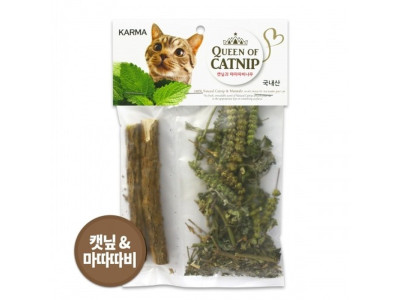 (3개묶음)(채널펫) 퀸오브 캣닢과 마따따비나무