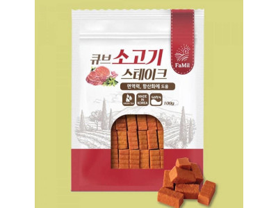 TBZ 파밀 큐브 소고기 스테이크 100g