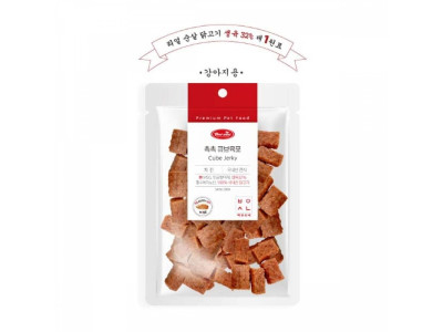 TBZ 바우와우 촉촉 큐브육포 치킨 300g