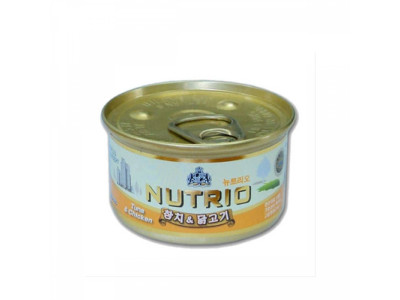 TBZ 뉴트리오 고양이 캔 참치 닭고기 80g