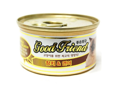 굿프랜드 참치와연어_고양이(85g-24개)